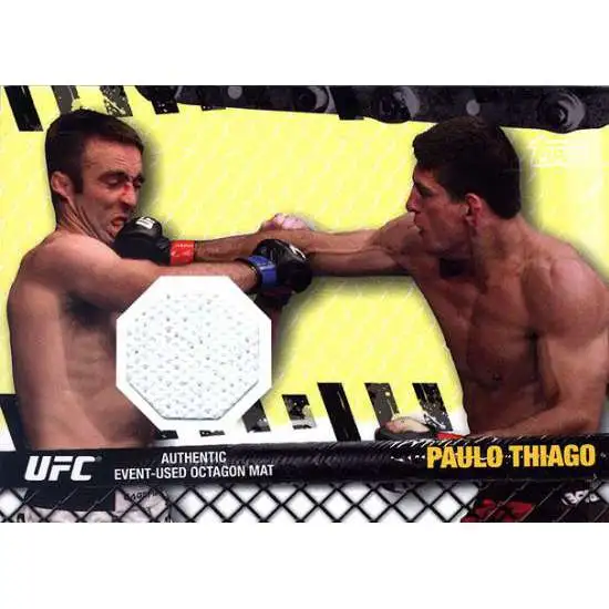 Topps UFC 2010 Championship Fight Mat Relic Paulo Thiago FM-PT