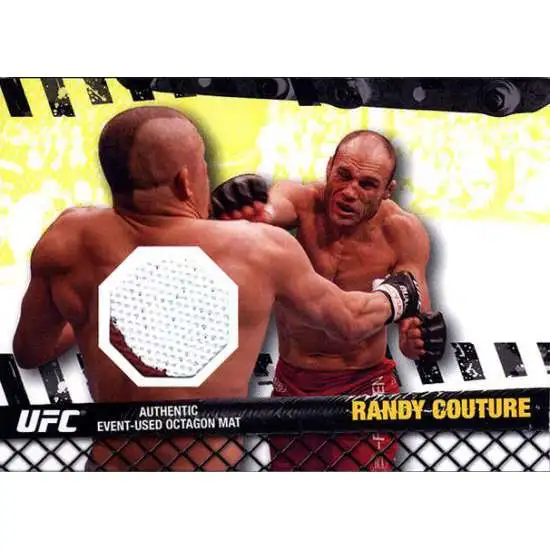 Topps UFC 2010 Championship Fight Mat Relic Randy Couture FM-RC [White & Red]