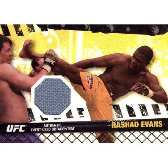 Topps UFC 2010 Championship Fight Mat Relic Rashad Evans FM-RE