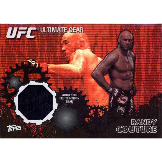 Topps UFC 2010 Championship Ultimate Gear Relic Randy Couture UG-RC [Black Background]