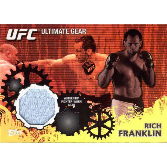Topps UFC 2010 Championship Ultimate Gear Relic Rich Franklin UG-RF