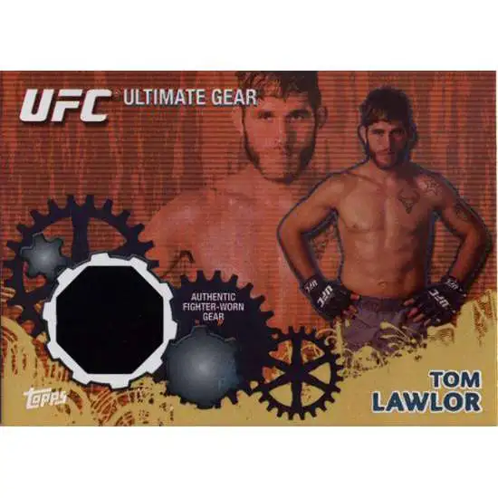 Topps UFC 2010 Championship Gold Ultimate Gear Relic Tom Lawlor UG-TL
