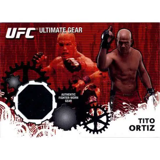 Topps UFC 2010 Championship Ultimate Gear Relic Tito Ortiz UG-TO