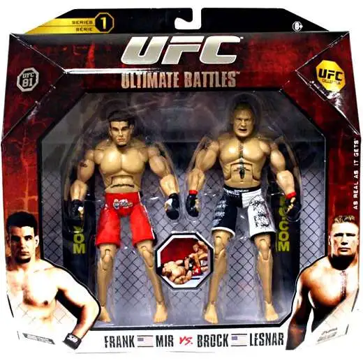 UFC Collection Series 1 Brock Lesnar vs. Frank Mir Action Figure 2-Pack [UFC 81]