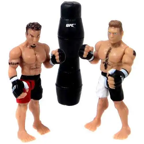UFC Ultimate Micro Fighters Series 1 Brock Lesnar vs. Frank Mir Mini Figure 2-Pack [UFC 100, Loose]