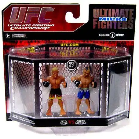 UFC Ultimate Micro Fighters Series 1 Chuck Lidell vs. Tito Ortiz Mini Figure 2-Pack [UFC 47]