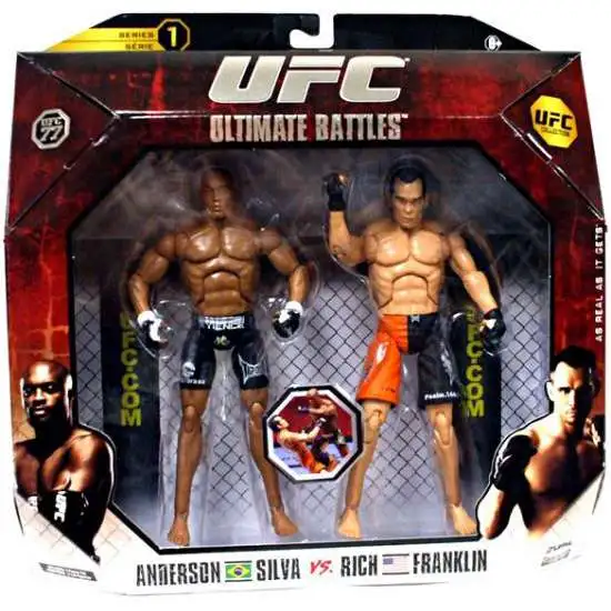 UFC Collection Series 1 Anderson Silva vs. Rich Franklin Action Figure 2-Pack [UFC 77]