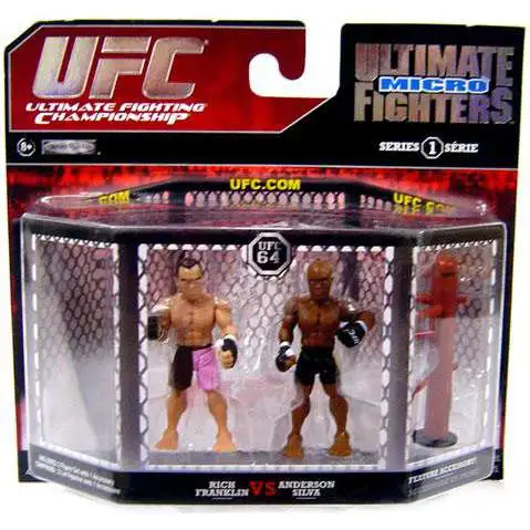 UFC Ultimate Micro Fighters Series 1 Anderson Silva vs. Rich Franklin Mini Figure 2-Pack [UFC 64]