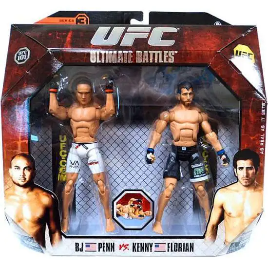 UFC Ultimate Battles Series 3 BJ Penn vs. Kenny Florian Action Figure 2-Pack [UFC 101]