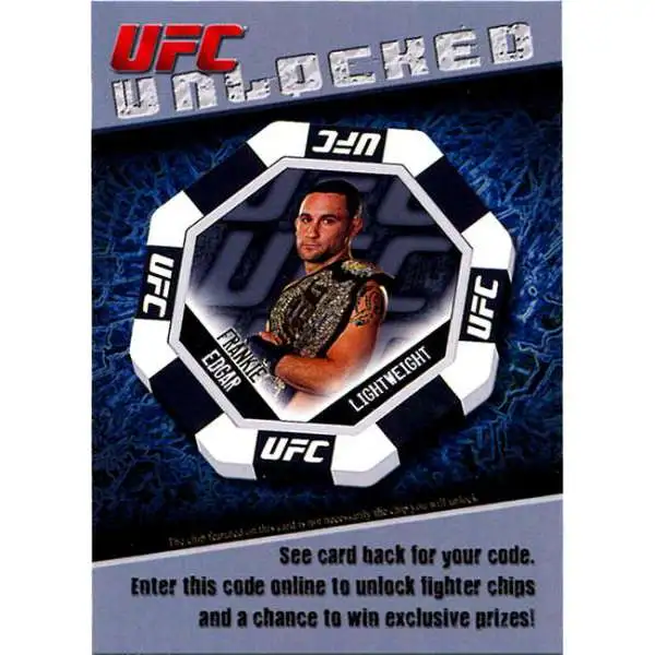 Topps UFC 2011 Finest Unlocked Code Card