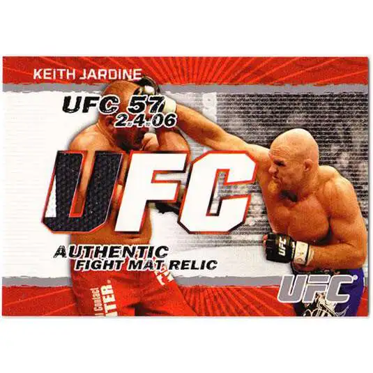 Topps UFC 2009 Round 2 Fight Mat Relic Keith Jardine [UFC 57]