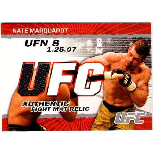 Topps UFC 2009 Round 2 Fight Mat Relic Nate Marquardt [UFN 8]