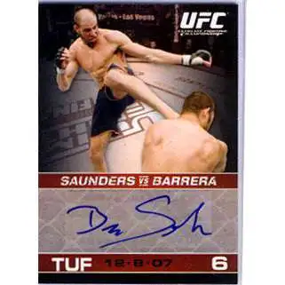 Topps UFC 2009 Round 1 Ben Saunders Autograph Card A-BS
