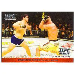 Topps UFC 2009 Round 1 Patrick Cote #18