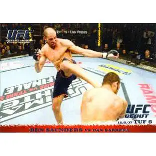Topps UFC 2009 Round 1 Ben Saunders #73