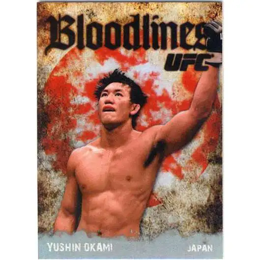 Topps UFC 2009 Round 2 Bloodlines Yushin Okami BL-4