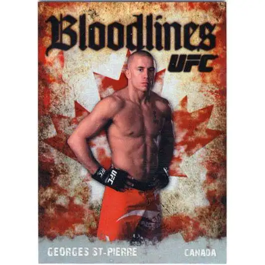 Topps UFC 2009 Round 2 Bloodlines Georges St Pierre BL-5