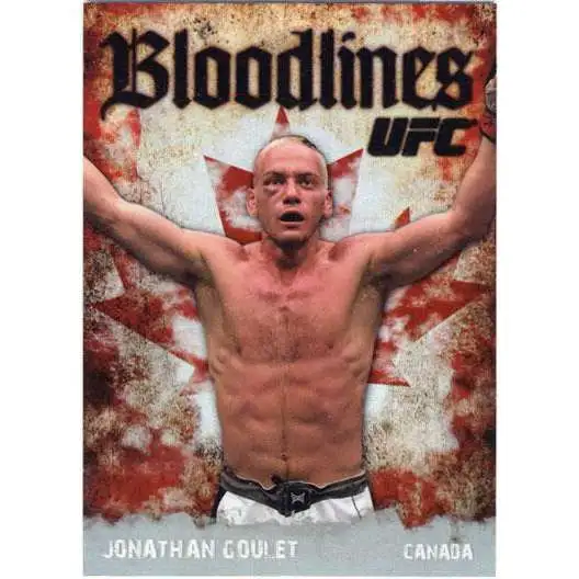 Topps UFC 2009 Round 2 Bloodlines Jonathan Goulet BL-17