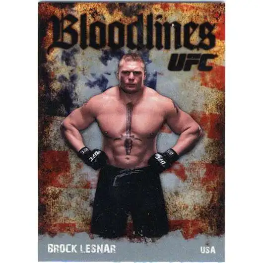 Topps UFC 2009 Round 2 Bloodlines Brock Lesnar BL-23