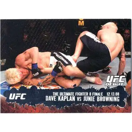 Topps UFC 2009 Round 2 Fighter Dave Kaplan #110