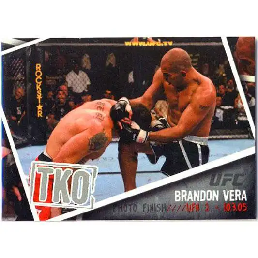 Topps UFC 2009 Round 2 Photo Finish Brandon Vera PF-7