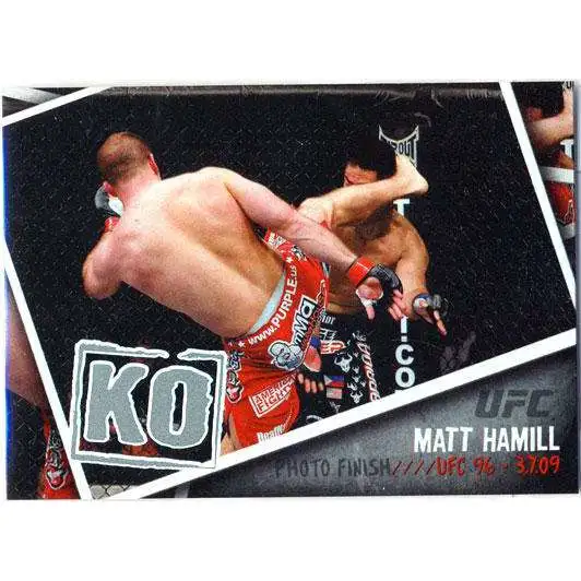 Topps UFC 2009 Round 2 Photo Finish Matt Hamill PF-11