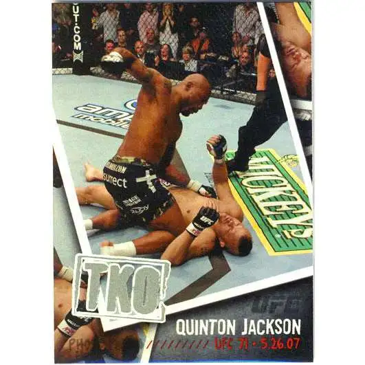 Topps UFC 2009 Round 2 Photo Finish Quinton Jackson PF-13