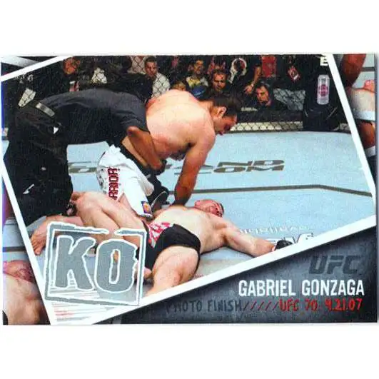 Topps UFC 2009 Round 2 Photo Finish Gabriel Gonzaga PF-14