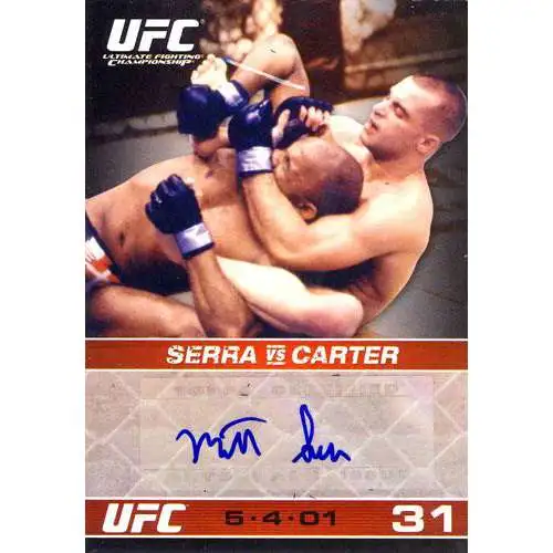 Topps UFC 2009 Round 1 Autograph Card Matt Serra