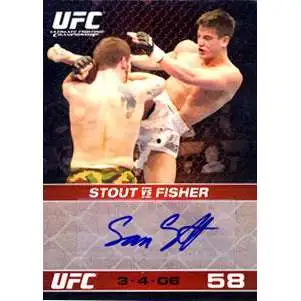 Topps UFC 2009 Round 1 Sam Stout Signature Card Autograph Card