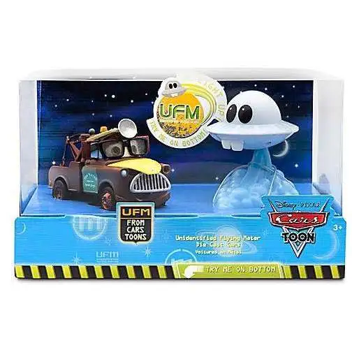 Disney / Pixar Cars Cars Toon 1:43 Multi-Packs Unidentified Flying Mater Exclusive Diecast Car [Damaged Package]