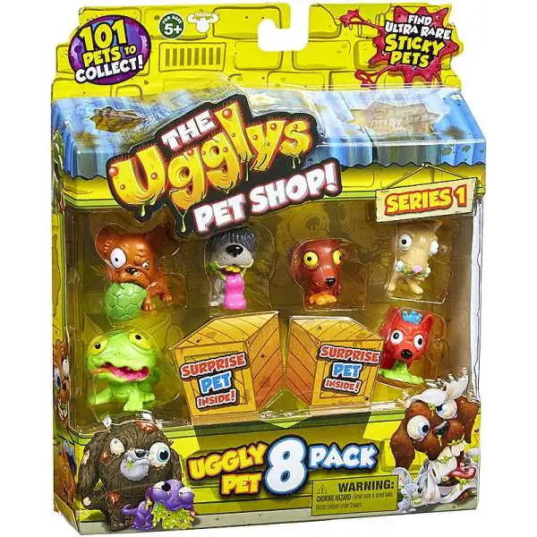 The Ugglys Pet Shop Series 1 Mini Figure 8-Pack