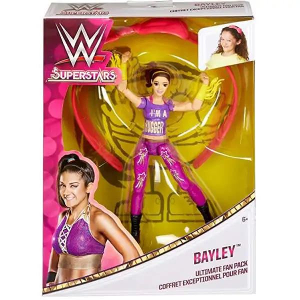 WWE Wrestling Superstars Bayley Ultimate Fan Pack [Figure & Headband, Damaged Package]