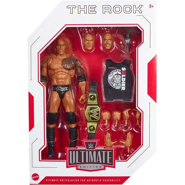 WWE Wrestling Ultimate Edition Wave 10 The Rock Action Figure