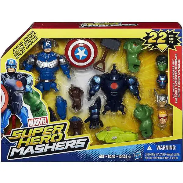 Marvel Super Hero Mashers Ultimate Avenger Action Figure [Damaged Package]