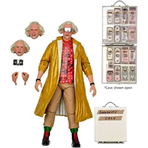 NECA Back to the Future 2 Doc Emmett Brown Action Figure [Ultimate Version, BTTF 2]