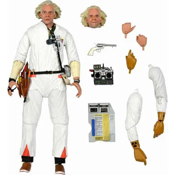 NECA Back to the Future Doctor Emmett Brown Action Figure [Ultimate Version, 1985]