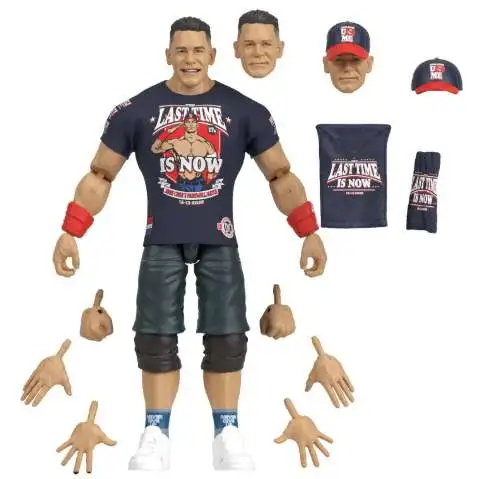 WWE Wrestling Ultimate Edition John Cena Final Match Exclusive Action Figure [10+ Pieces Include Swappable Heads] (Pre-Order ships December)