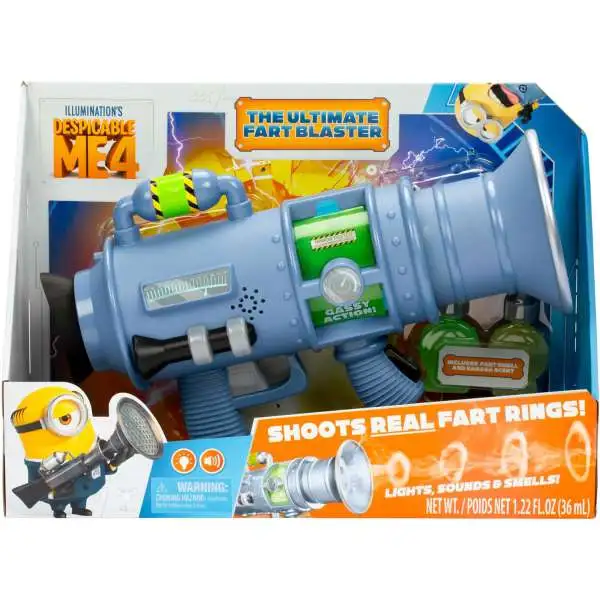 Despicable Me 4 Ultimate Fart Blaster Toy [Shoots Real Fart Rings!]