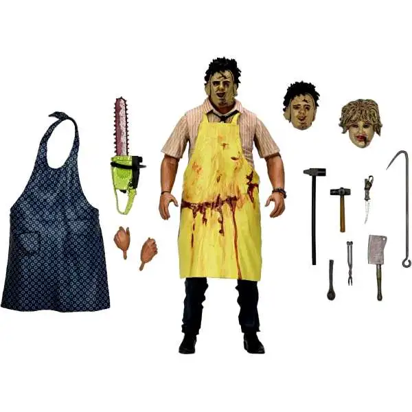 NECA Texas Chainsaw Massacre Leatherface Action Figure [Ultimate Version, 50th Anniversary]