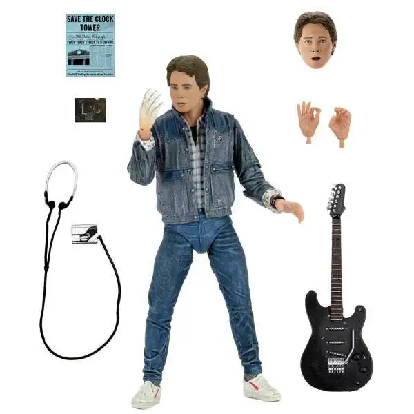 NECA Back to the Future Marty McFly Action Figure [Ultimate Version, 1985 Audition] (Pre-Order ships May)