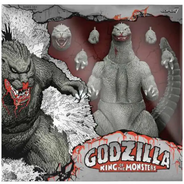 Ultimates TOHO Godzilla Action Figure [1989, Greyscale, Thirsty For Blood]