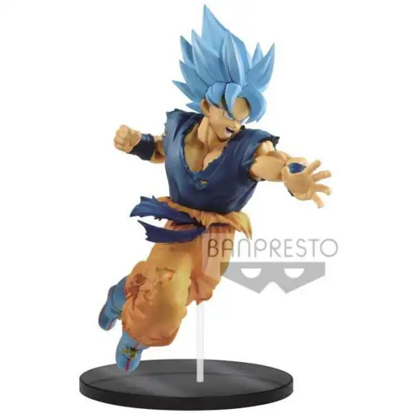 Dragon Ball Super Ultimate Soldiers - The Movie Super Saiyan Blue Son Goku 8-Inch Collectible PVC Figure #02
