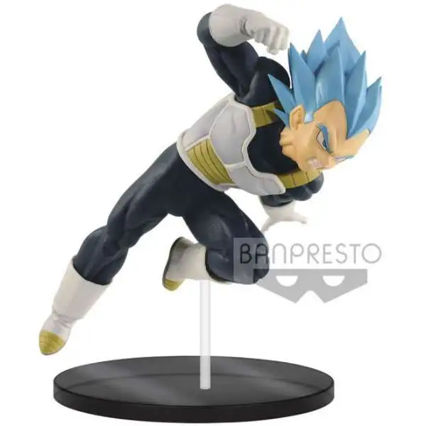 Dragon Ball Super Ultimate Soldiers - The Movie Super Saiyan Blue Vegeta 7-Inch Collectible PVC Figure #03