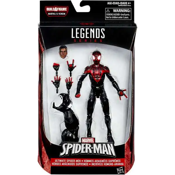 Spider-Man Marvel Legends Venom Series Miles Morales Action Figure [Ultimate Spider-Man]