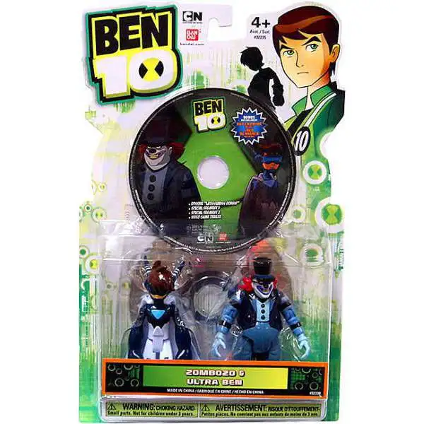 Ben 10 Ultimate Alien DVD Series Zombozo & Ultra Ben Action Figure 2-Pack