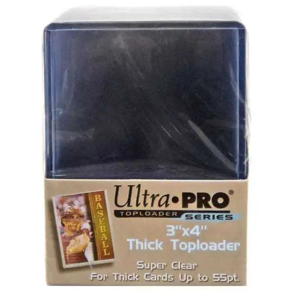 Ultra Pro Card Supplies Toploader Series 3" X 4" Thick Toploader 55pt Card Holders [25 Count]