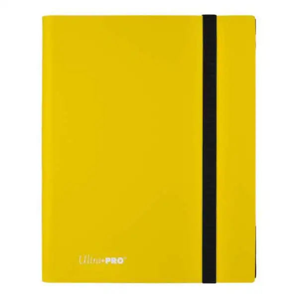 Ultra Pro Card Supplies Eclipse Pro-Binder Lemon Yellow 9-Pocket Binder