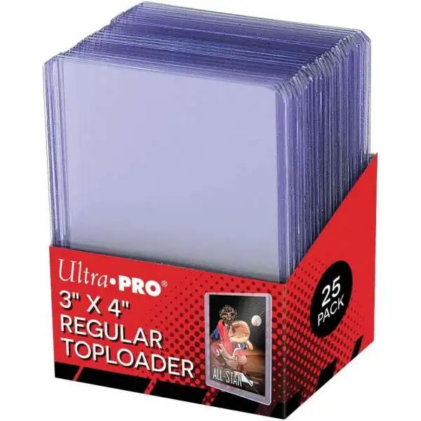 Ultra Pro 3" X 4" Super Clear Toploaders 25 Count 