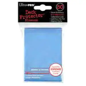 light blue card sleeves Just Vanguard trading cards. 120 Ultra Pro Gloss Light